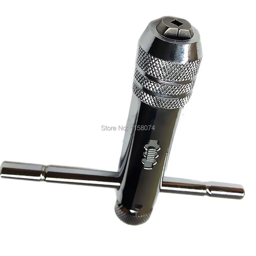 

Ratchet Tap Wrench M5-M12 Forward Reverse Lock T Bar Die Set Reversible T Tap Wrench Holder Metric Thread Bolt Screw 5mm-12mm
