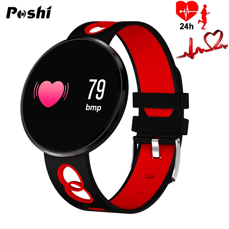 Luxury Women Smart Watches Blood Pressure Heart Rate Monitor Digital Wristwatch Waterproof Women Calorie Sport Watch Android IOS
