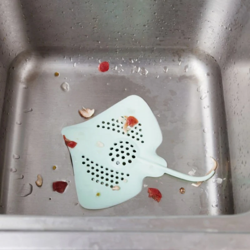 

Home Cute Silicone Filter Kitchen Bathroom Sucker Floor Drains Shower Hair Sewer Filter Colanders Strainer