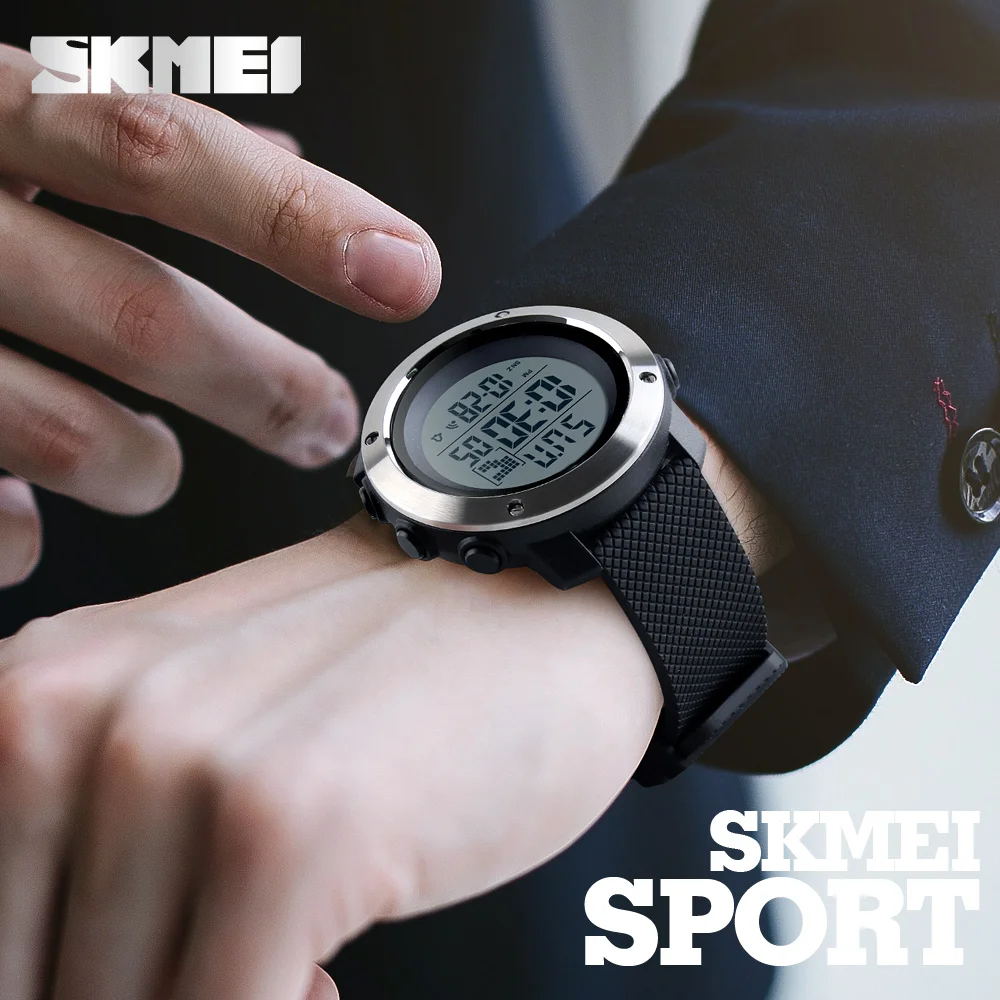 Acheter Relogio Masculino Hommes de Mode Sport Montres Hommes Numérique LED Électronique Horloge Homme Militaire Montre Étanche Femmes Montre Bracelet