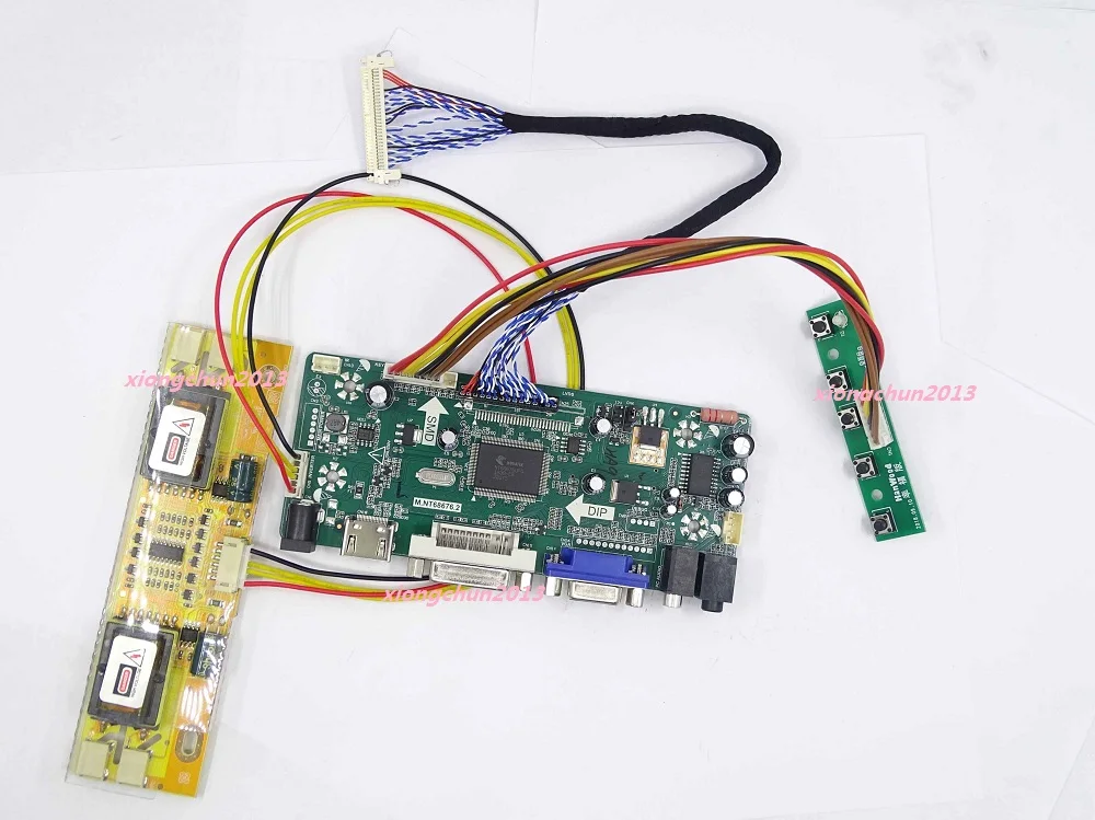 HDMI DVI M. NT68676 плата контроллера аудио LCD LVDS 4 лампы для панели LM190E08 TLB2/TLB4 19 дюймов