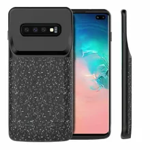 Батарея чехол для samsung Galaxy S10 силиконовый ударопрочный чехол для Батарея зарядное устройство чехол тонкое зарядное устройство(power bank чехол для samsung S10 плюс