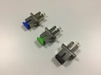 צינור צינור נקבת SC TO LC נקבה היברידי מתאמי מתכת סיבי מחבר אופטי סיבי תיקון צורת מלבן כבל, צינור פנימי zirconia (3)