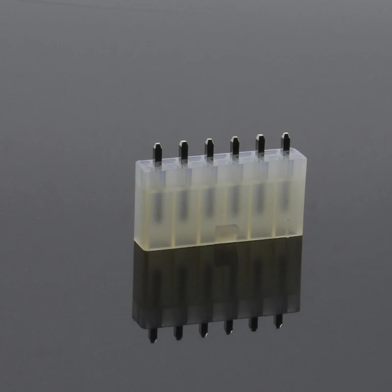 4.2mm Pitch 6Pin/way 5557 Single Row Straight Pin Connector Plug Socket