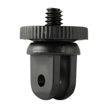 1 шт. черный цвет пластиковый винт адаптер крепление подключение к 1/4 дюймов стандартный камера крепление винт адаптер для Gopro Аксессуар