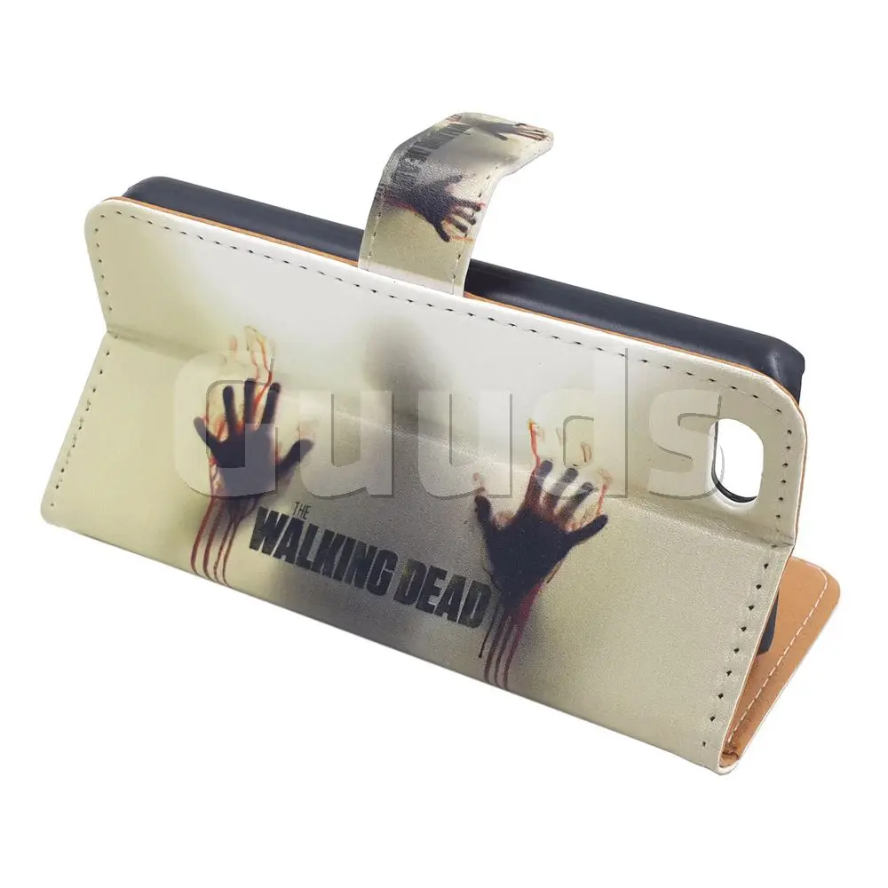 Walking Dead Leather Wallet Case for iPhone 5c