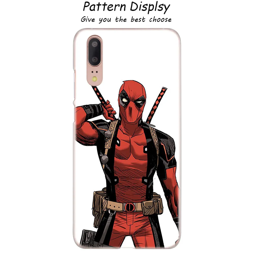 Модный жесткий чехол Marvel с супергероем дэдпулом для huawei P30 P20 P10 P9 P8 Lite P30 P20 Pro Mini PSmart - Цвет: 05