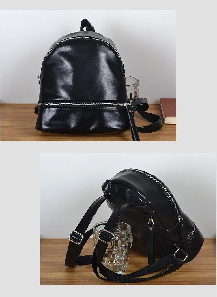NIGEDU brand Women Backpack vintaeg High quality soft PU leather School Bag for girls Rucksack small Female Travel Backpacks (12)