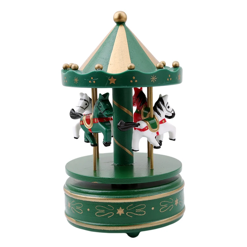 merry go round wooden music box decor carousel horse music box christmas wedding birthday gift wedding decoration ic894571 in music boxes from home garden - Christmas Carousel Decoration merry go round wooden music box decor carousel horse music box christmas wedding birthday gift wedding decoration ic894571 in music boxes from home garden - Christmas Carousel Decoration
