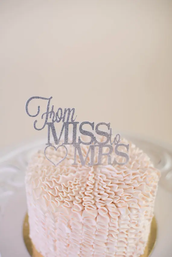 Chicinlife 1 шт блеск от Miss to Mrs торт кекс топперы свадебный душ свадьба девичник