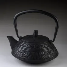 Литой железный чайник, набор японского чайника Tetsubin чайные принадлежности 1100 мл кунг-фу инструменты металлический сетчатый фильтр стальное сито чайник