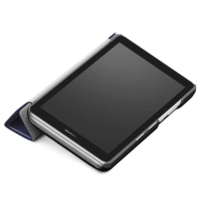 Искусственная кожа Стенд чехол для Huawei MediaPad T3 7.0 bg2-w09 7 дюймов Планшеты+ 2 шт. Экран протектор