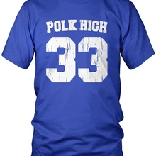 Забавная футболка слоганс мода О-образным вырезом с коротким рукавом для мужчин s Polk high Эл Банди Джерси Мужская футболка футболки sbz1175