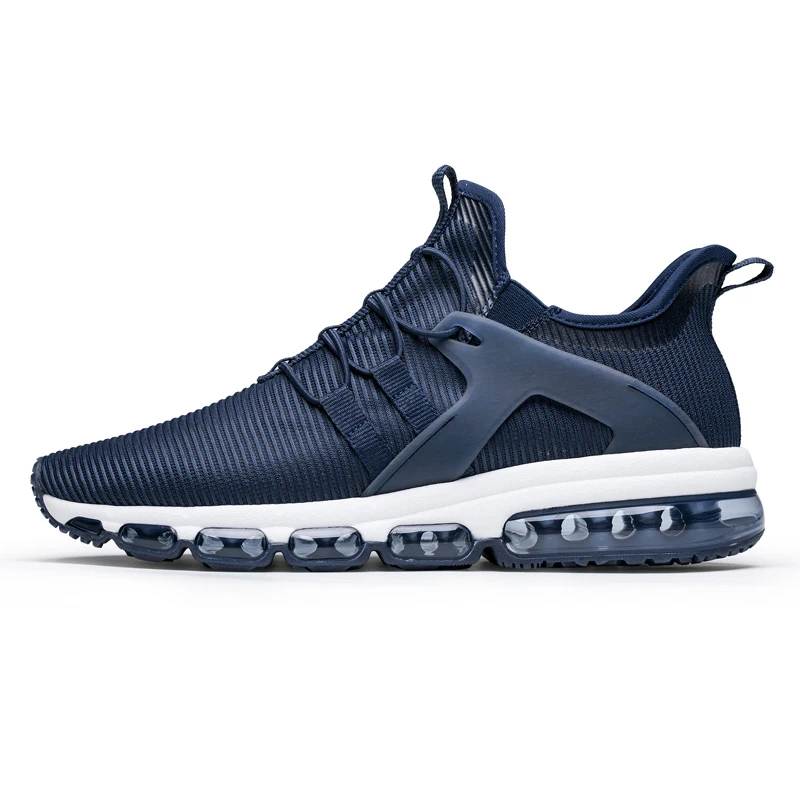 ONEMIX мужская беговая Обувь синяя прогулочная обувь с воздушной подушкой спортивная обувь для бега на открытом воздухе спортивная обувь для фитнеса кроссовки - Цвет: Dark Blue