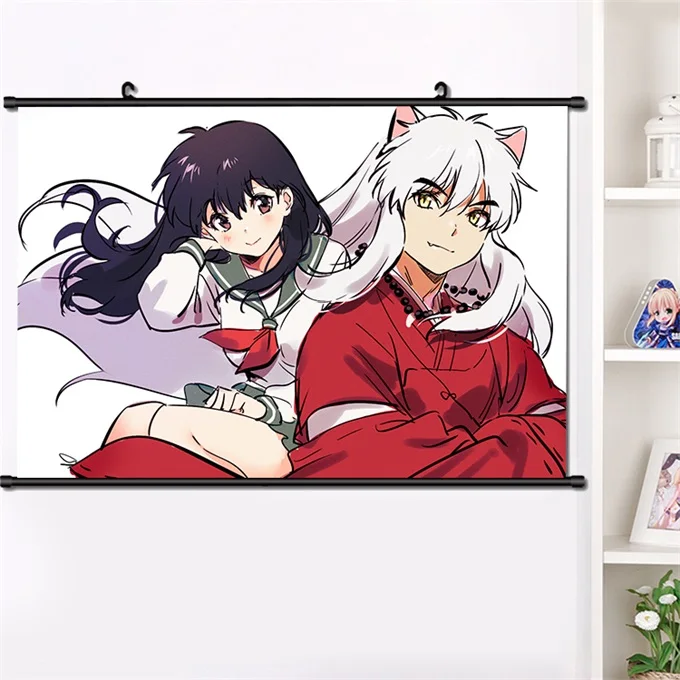 Аниме-Косплей higuurashi Kagome Kikyou cosplay настенный плакат домашний декор 40 × 60 см - Цвет: F