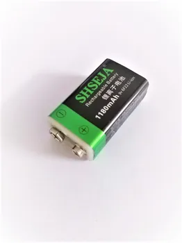 

2PCS 9V Battery 1180mAh micro USB Rechargeable Lipo Battery USB 9V Battery