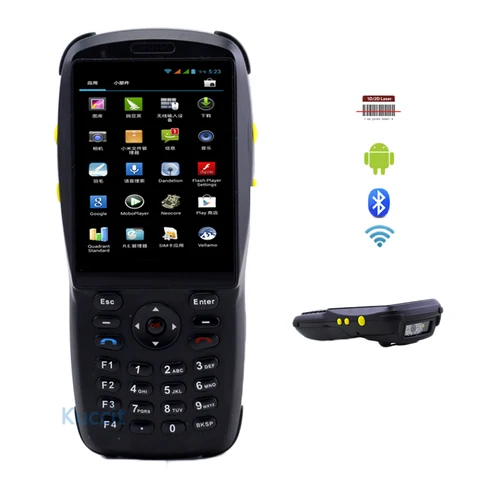 Bluetooth Barcode Scanner Android Laser Rugged Handheld Data Terminal 3 5  PDA NFC Data Collector Wifi Cell phone