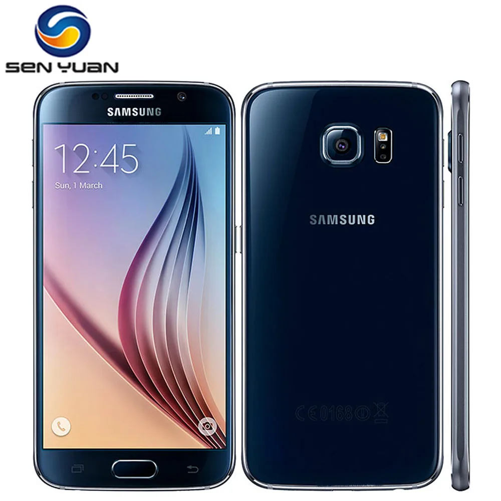 Samsung Galaxy S6 G920F мобильный телефон Восьмиядерный 3 ГБ ОЗУ 32 Гб ПЗУ LTE 16 Мп Android 5,0 разблокированный телефон