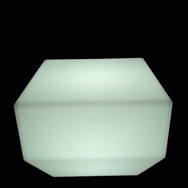L40*W40cm Led Illuminated Lighting Bar Stool Cube Chair SK-LF35K with 24 keys remote control from Skybess free shipping 1pc