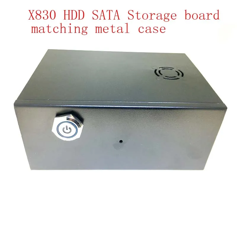 Плата для хранения Raspberry Pi X830 3 5 дюйма HDD SATA подходящий металлический чехол/корпус
