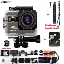 RICH Action Camera F68 F68R Ultra HD 4K 1080P Wifi 16MP 2 Inch Voice Alert 170 Len Helmet Cam Extreme Sports Camera