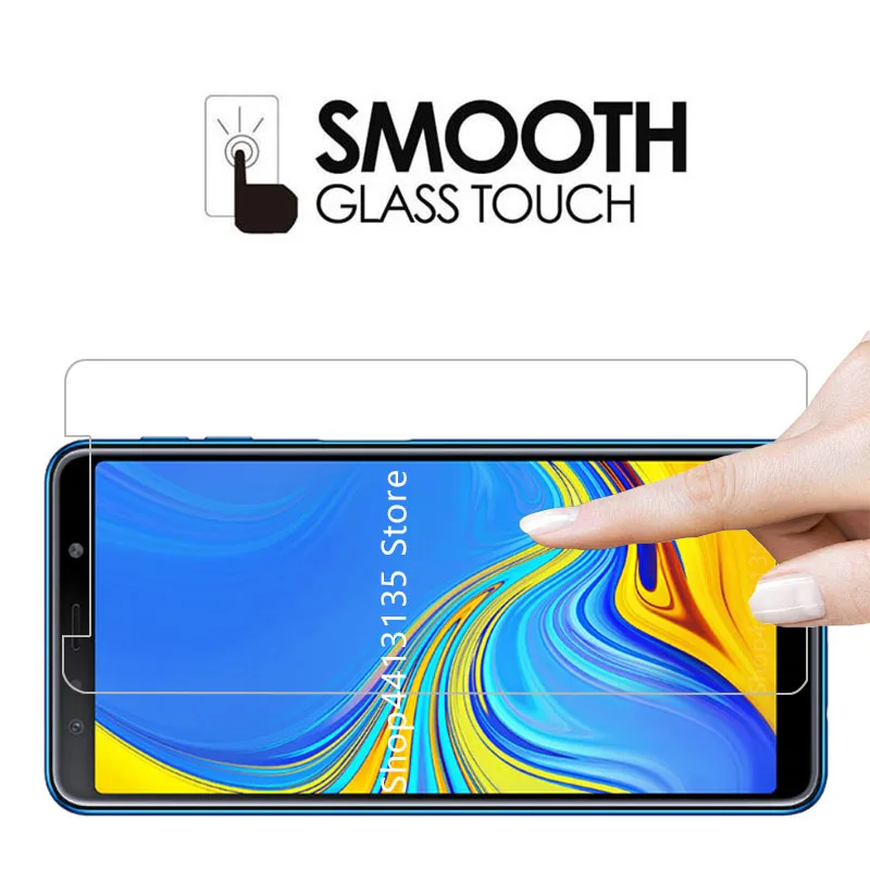 Чехол из закаленного стекла для телефона для samsung galaxy a3 a5 a7 a6 a8 plus a9 a7 чехол Etui защитную оболочку по аксессуары