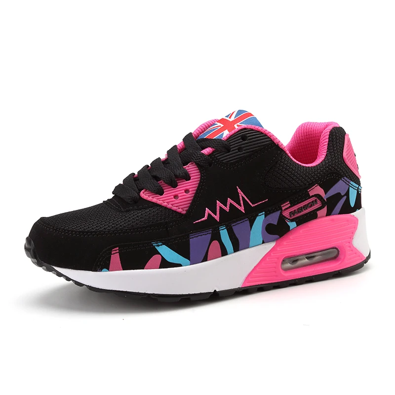 Women Shoes Sport Mesh Air Flats Shoes Women Trainers Platform Camouflage Mesh Fabric Shoes Sport Zapatillas Deportivas Mujer