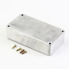 1PCS 1590B/ Style Guitar Effects Pedal Aluminum Stomp Box Enclosure for DIY Guitar Pedal Kit diy mod lovepedal dragon fuzz pedal electric guitar stomp box effects amplifier amp acoustic bass accessories effectors