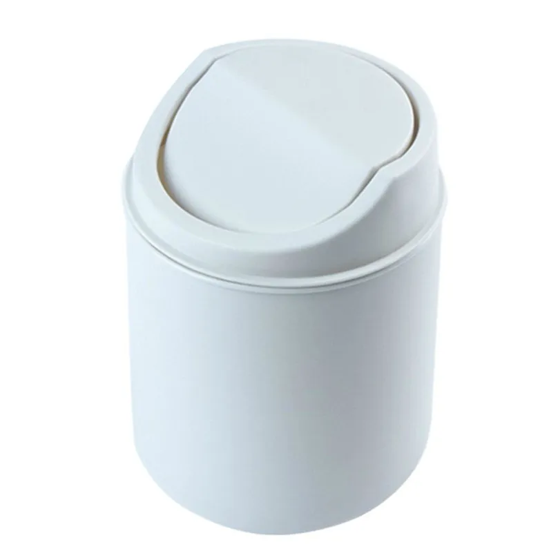 Hot Trumpet Desktops Mini Creative desktop Waste Bins Covered Kitchen Living Room Trash Can selection desktop trash #3d05 (2)