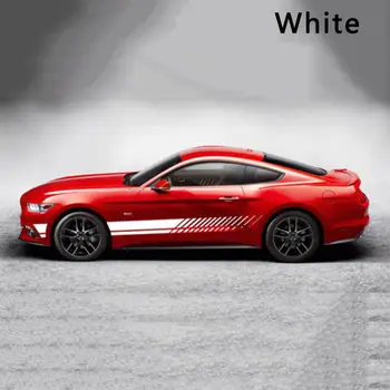 

Waterproof Car Stickers DIY Side Door Long Stripe Vinyl 2.1M/6.9ft 2pcs