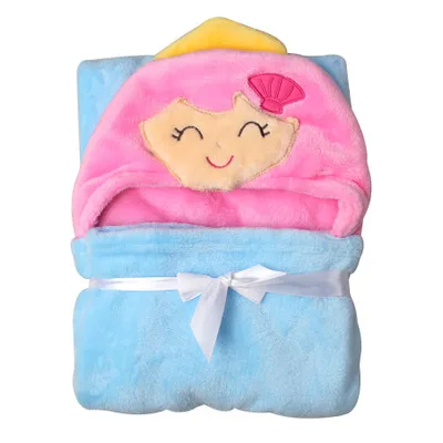 Plush Baby Blanket Newborn Swaddle Wrap Super Soft Nap Receiving Animal