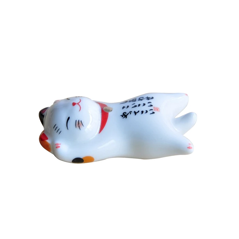 Lucky Cat Палочки для еды держатель японские керамические палочки для еды уход керамические Lucky Cat домашний отель керамические s милые
