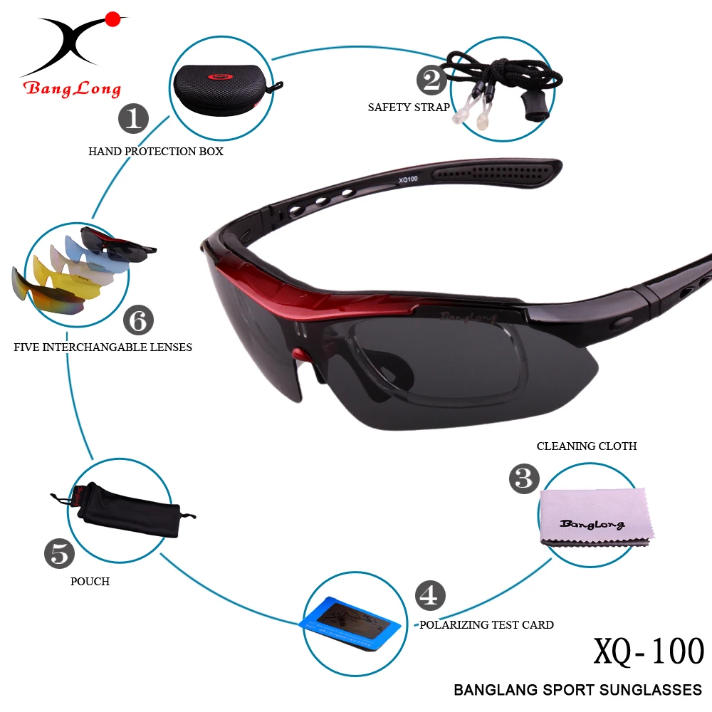 Prix pour 2017 livraison gratuite hot Summer vente 1 Verres Polarisés avec 4 PC supplémentaire l'échange de lentille vélo lunettes de soleil homme et femmes google Prix pour 2017 livraison gratuite hot Summer vente 1 Verres Polarisés avec 4 PC supplémentaire l'échange de lentille vélo lunettes de soleil homme et femmes google