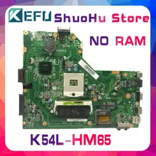 KEFU For ASUS K54L X54L HM65 NO RAM laptop motherboard tested 100% work original mainboard