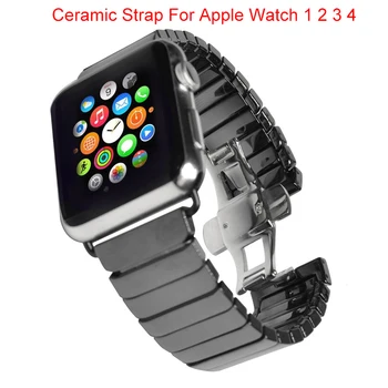 

Essidi Luxury Ceramic Watch Strap For Apple Watch Series 4 3 2 1 38 40mm 42 44mm Smart Bracelet Band For Iwatch Accessorie