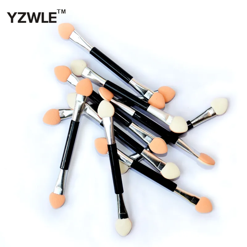 10 шт. одноразовые двусторонние кисти для нанесения макияжа|sponge eyeshadow applicator|eyeshadow