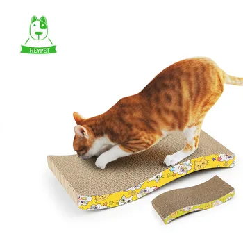 

Cat Scratch Board Heavy Duty Cardboard Corrugated Paper Cats Catnip Toy Scratching Toys For Kitten Cats Supplies