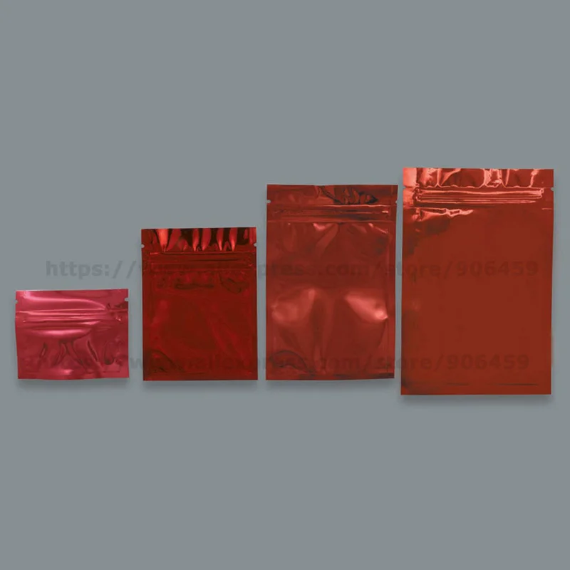 

100 pcs Red Anti-Static Shielding Bags ESD Anti Static Package Bag Zip Lock Ziplock Waterproof Self Seal Antistatic Storage Pack