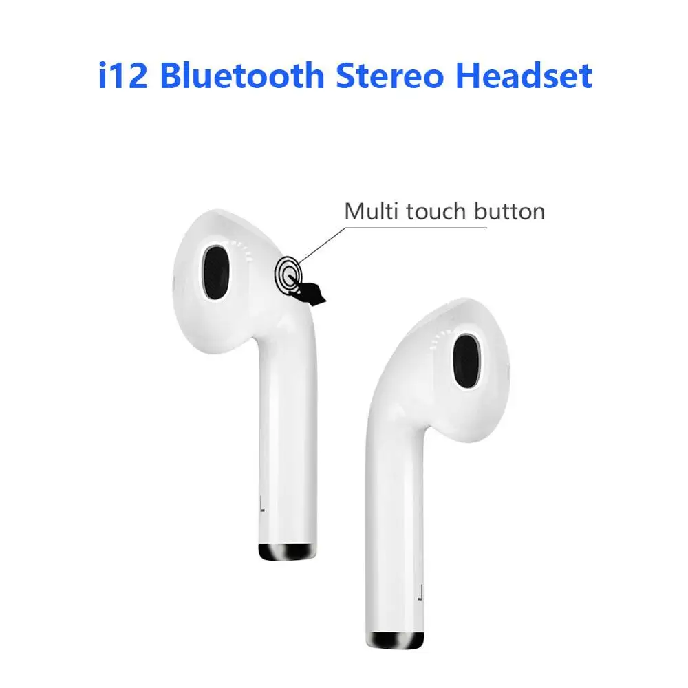 Link Face i12 Wireless Earphones TWS Bluetooth Earphones 5.0 Headset True Wireless Stereo Earbud For All SmartPhone Link Face i12 Wireless Earphones TWS Bluetooth Earphones 5.0 Headset True Wireless Stereo Earbud For All SmartPhone
