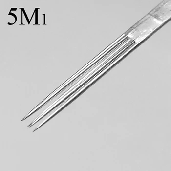 

YILONG 50PCS 5M1 Disposable Tattoo Needles 304 Medical Stainless Steel