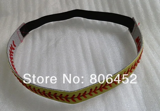 2 шт./компл. софтбол Бейсбол повязки на голову Seamed кожа бейсбол быстрый шаг резинки для волос повязка на голову резинка для волос