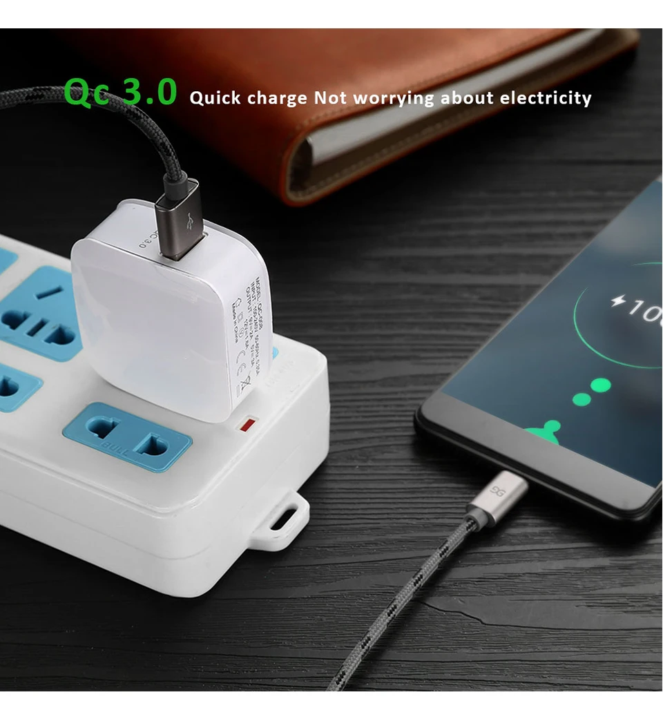 QC3.0 Mobile Phone Charger EU US Adapter Plug 5V3A Fast Charging For Universal Smart Phone usb Quick Charge 3.0 Travel Wall (3)