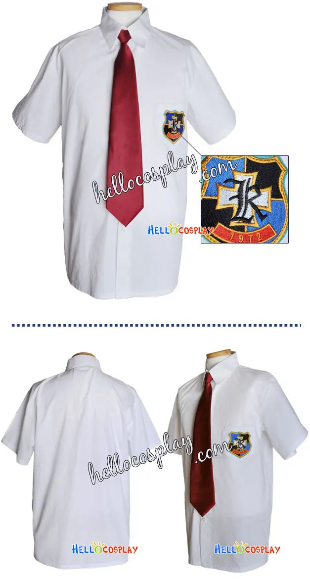 

Clannad Cosplay School Boy Uniform Shirt H008