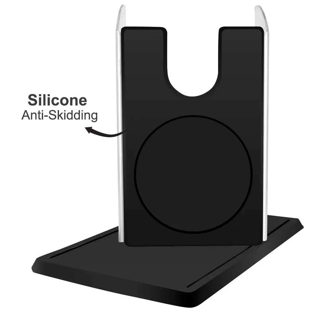 Supporto per pressare il caffè, robusto supporto in acciaio inossidabile per macchina da caffè e base porta-pressa per caffè (nero)_voghion.com