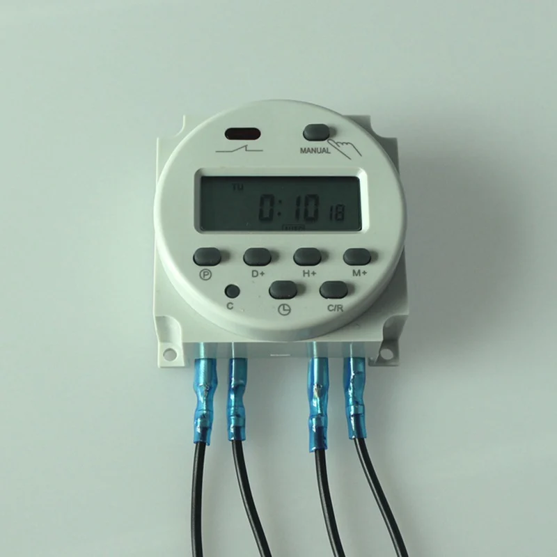 Round Timer Switch CN101A 220V 16A Digital LCD Power Time Day Weekly ...