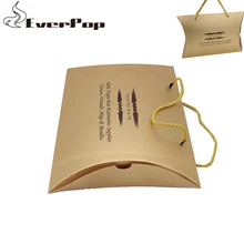 Пользовательский логотип женщин девственницы наращивание волос пучки бумажные упаковочные коробки золотой запас настраиваемые подушки для волос упаковочные коробки