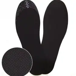 Новая мода Черный эластичные стельки для обуви унисекс бамбуковый уголь дезодорант подушки стопы вставки стельки для обуви