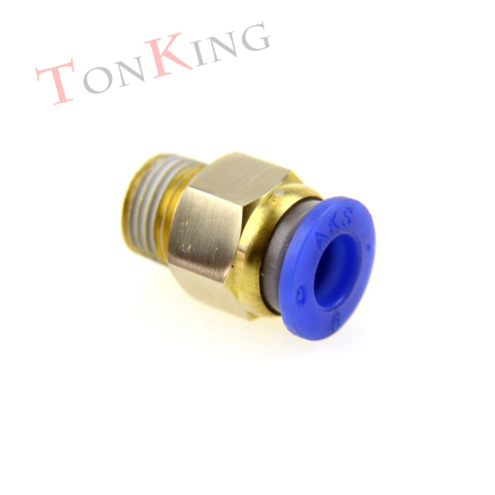 

Pneumatic Components 4/6/8/10/12 Mm OD * M5 1/8"/1/4"/3/8"/12" BSPP Quick Fitting Right Angle Pneumatic Connector