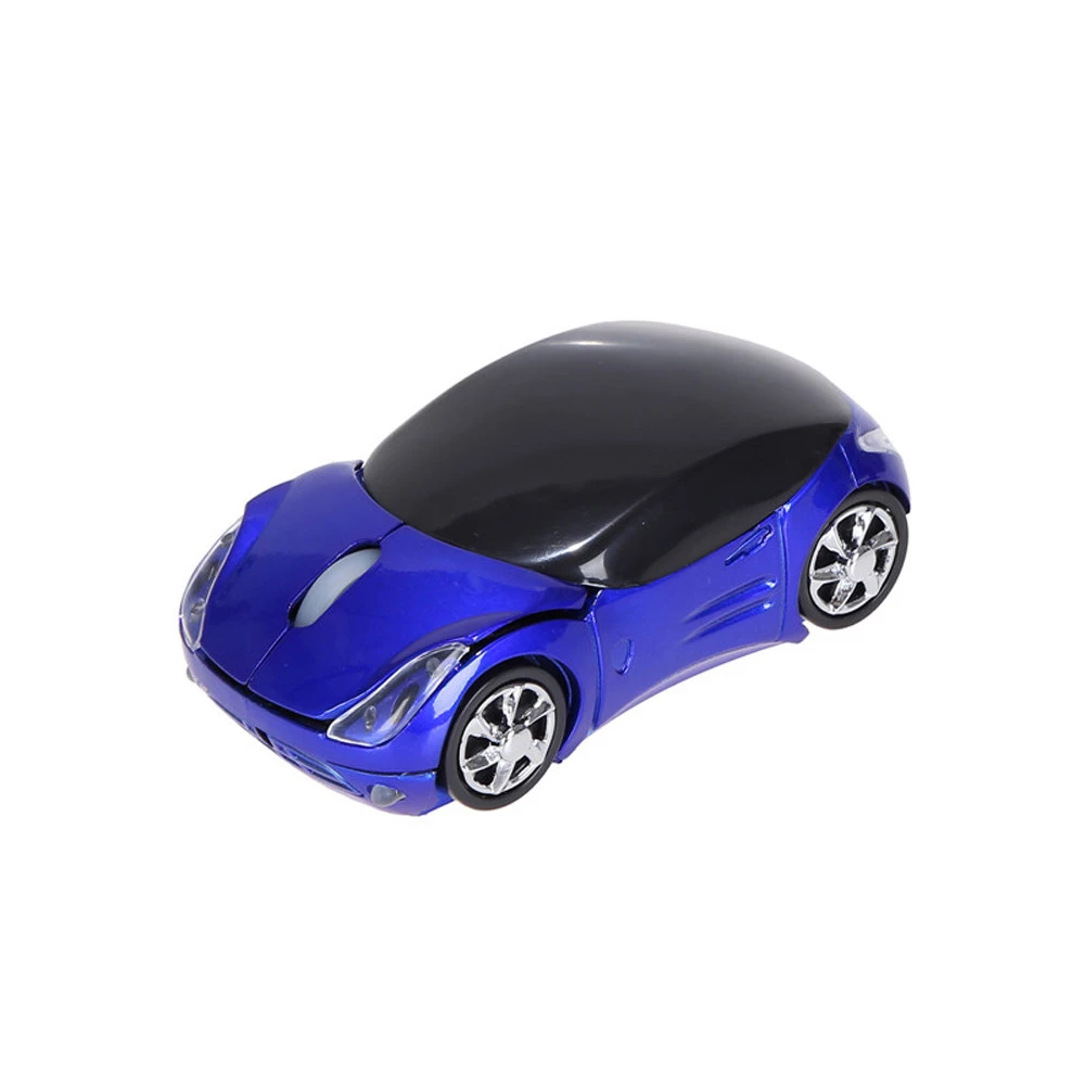 CHYI Автомобильная мышь эргономичная 2,4 ГГц 1600 dpi коллекция известный машины беспроводной usb-приемник Спортивная мышка-автомобиль для ПК ноутбук Настольный - Цвет: Синий