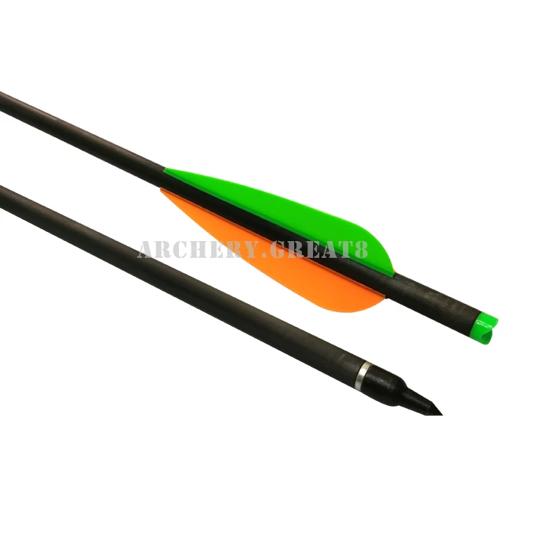 

12Pcs 16" 18" Hybrid Carbon Crossbow Bolt Arrow 4" TPU Vane 125Grain Field Point Archery Bow Hunting Beast Outdoor Free Shipping